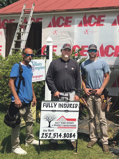 From left: Guy Boyd, Jay Hiatt and Kenly Hiatt