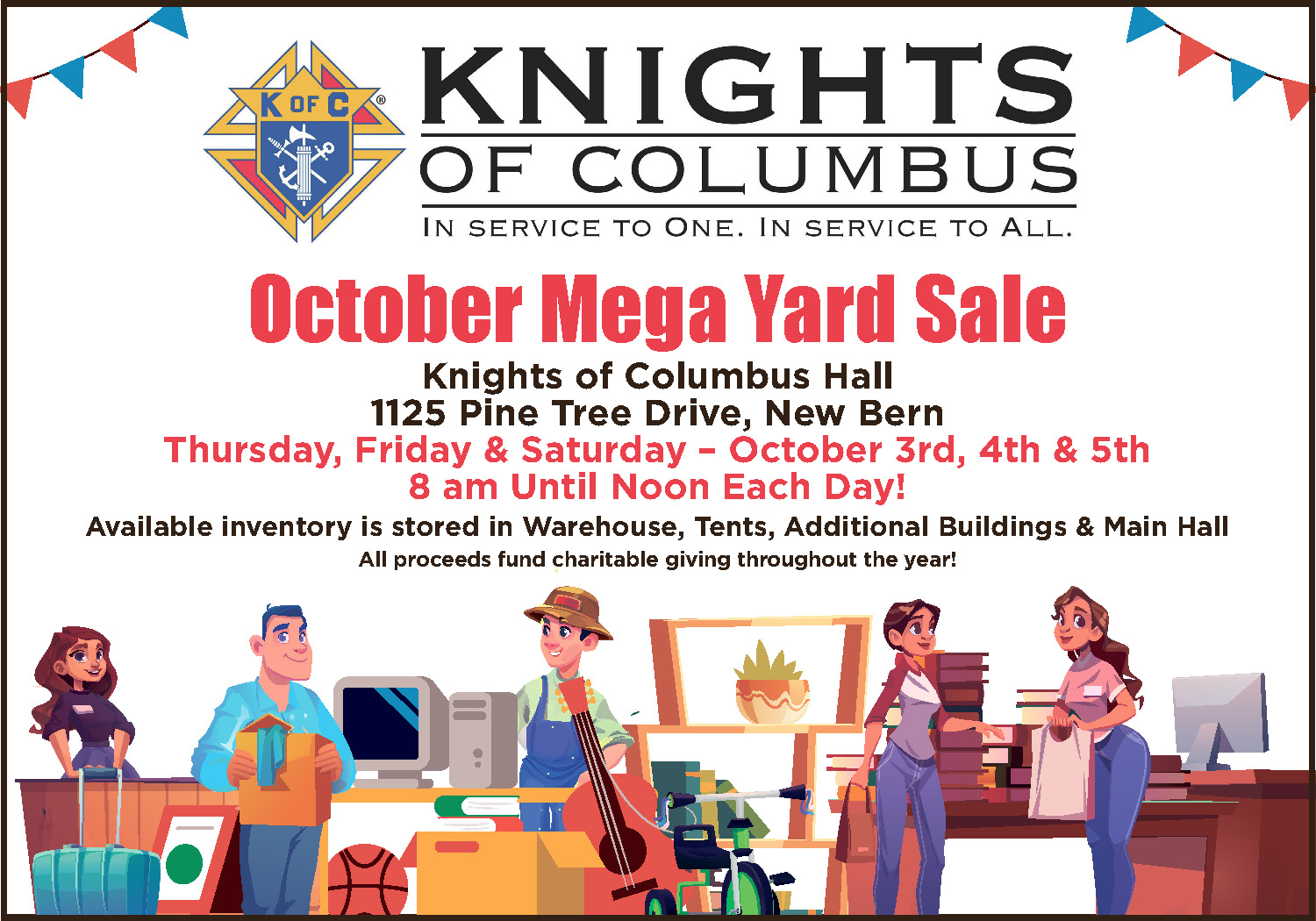 09-12-2024 Knights Yard Sale Half Page Color CC